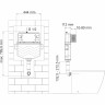 Встраиваемый смывной бачок WASSERKRAFT ALLER 10TLT.031.ME.PB03